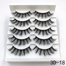 Mink eyelashes 5 pairs