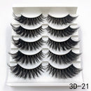 Mink eyelashes 5 pairs