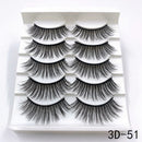 Mink eyelashes 5 pairs
