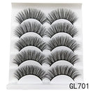 Mink eyelashes 5 pairs