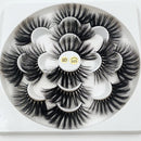 7 pairs 25 mm 3d mink lashes