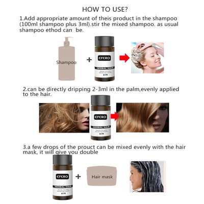 Ginger Hair Growth Essential Oil Serum Hair Treatment Anti Lost Beauty Products Fast Grow Repair Scalp Frizzy Damaged Hair Care