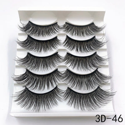 Mink eyelashes 5 pairs