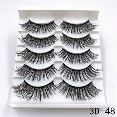 Mink eyelashes 5 pairs