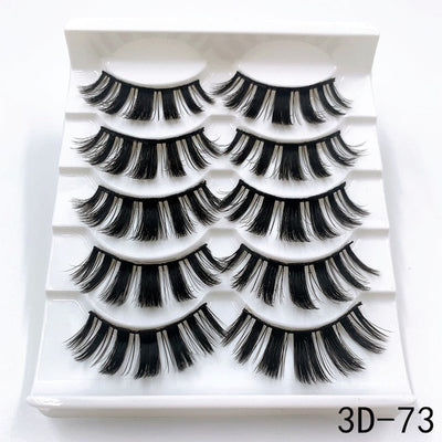 Mink eyelashes 5 pairs