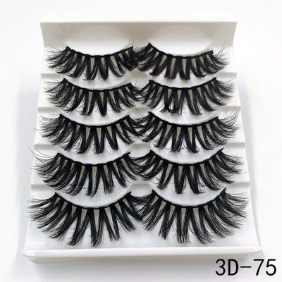 Mink eyelashes 5 pairs