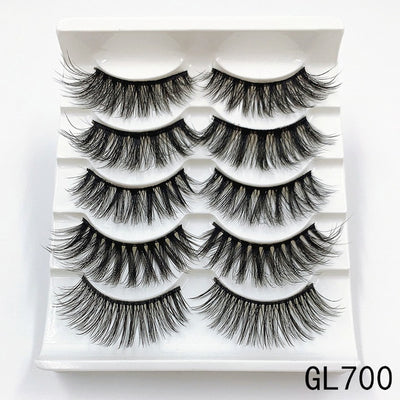 Mink eyelashes 5 pairs