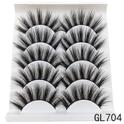 Mink eyelashes 5 pairs