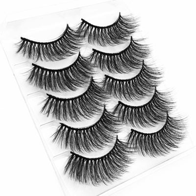 Mink eyelashes 5 pairs