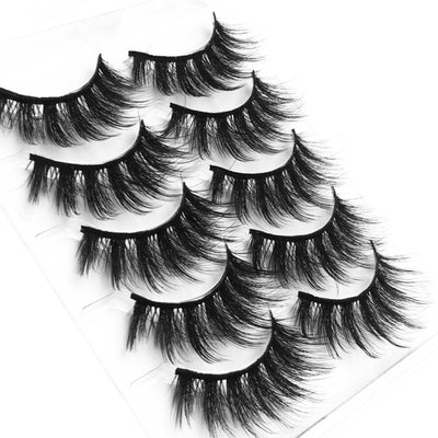 Mink eyelashes 5 pairs