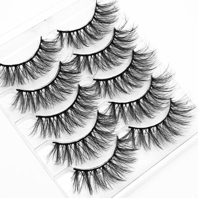 Mink eyelashes 5 pairs