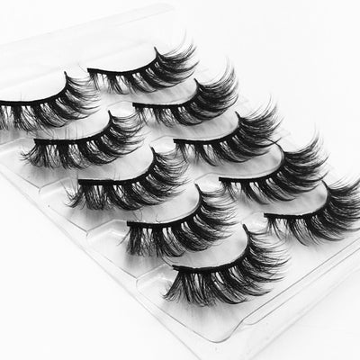 Mink eyelashes 5 pairs