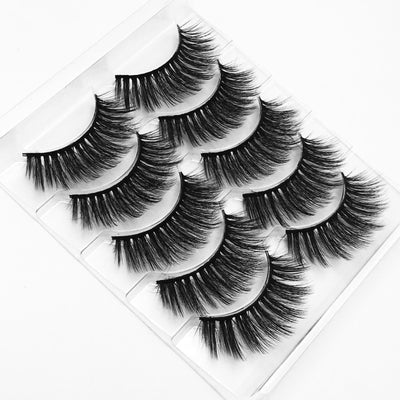 Mink eyelashes 5 pairs