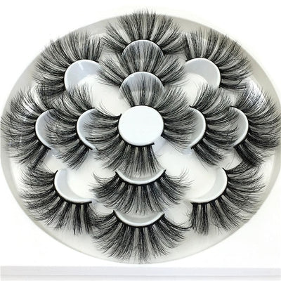 7 pairs 25 mm 3d mink lashes