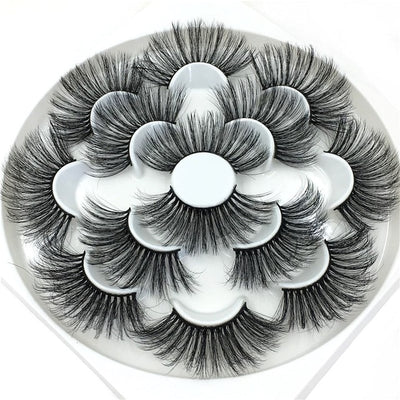 7 pairs 25 mm 3d mink lashes