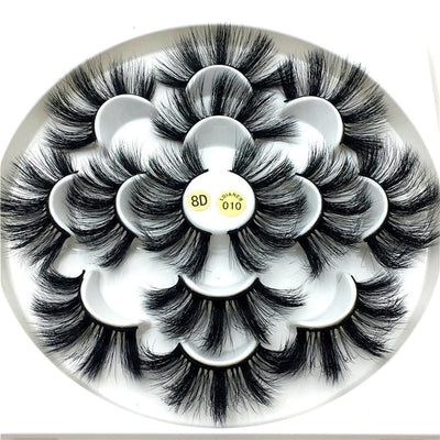 7 pairs 25 mm 3d mink lashes