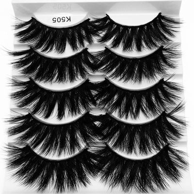 7 pairs 25 mm 3d mink lashes