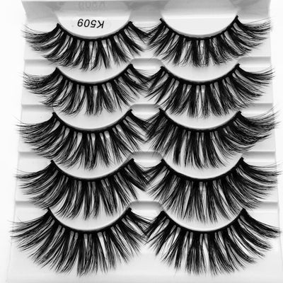 7 pairs 25 mm 3d mink lashes