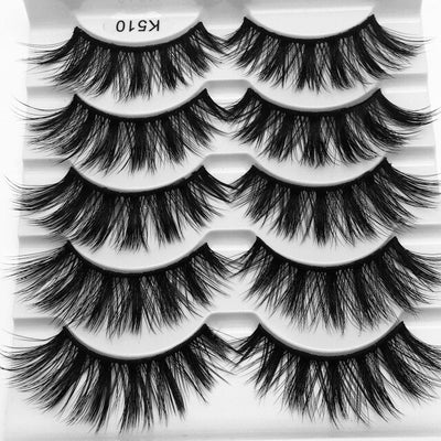 7 pairs 25 mm 3d mink lashes