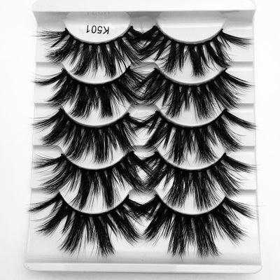 7 pairs 25 mm 3d mink lashes