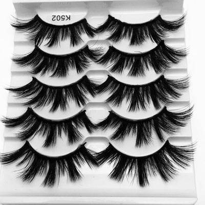 7 pairs 25 mm 3d mink lashes